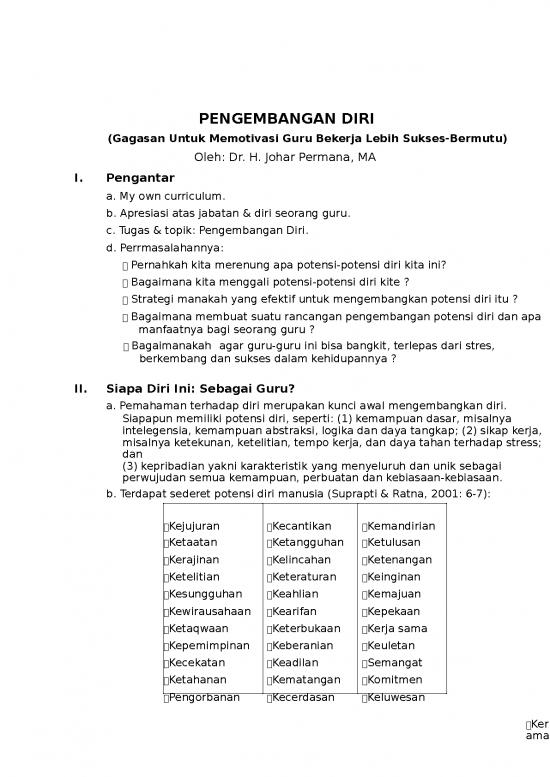 picture_Pengembangan Diri | Ilmu Kependidikan